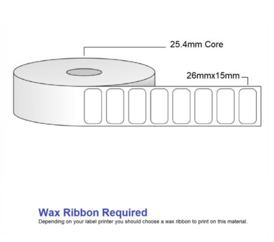 Label Paper TT 26x15 - 1000