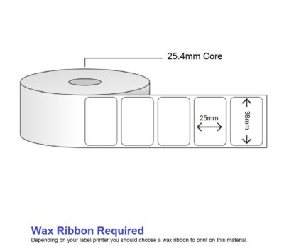 Label Paper TT 38x25 - 1000