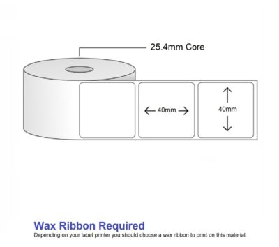 Label Paper TT 40x40 - 1000
