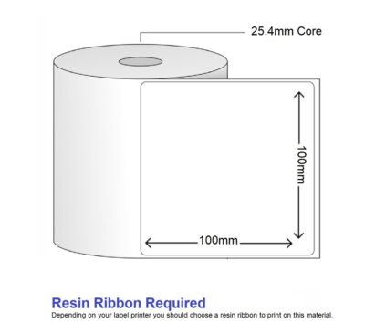 Label Synthetic Silver 100x100 - 500